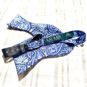 Lauren Ralph Lauren Blue Paisley Tie